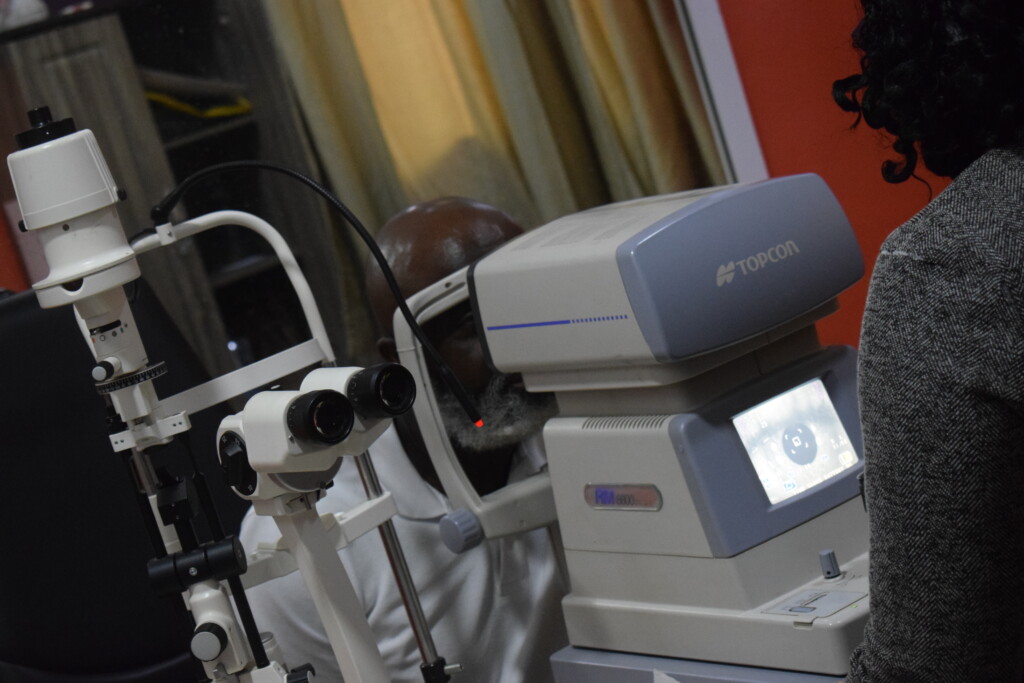 Eye care service at Akuaba Medical Centre